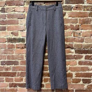Aritzia Wilfred Wool Cashmere Blend Trousers Houndstooth Size 6